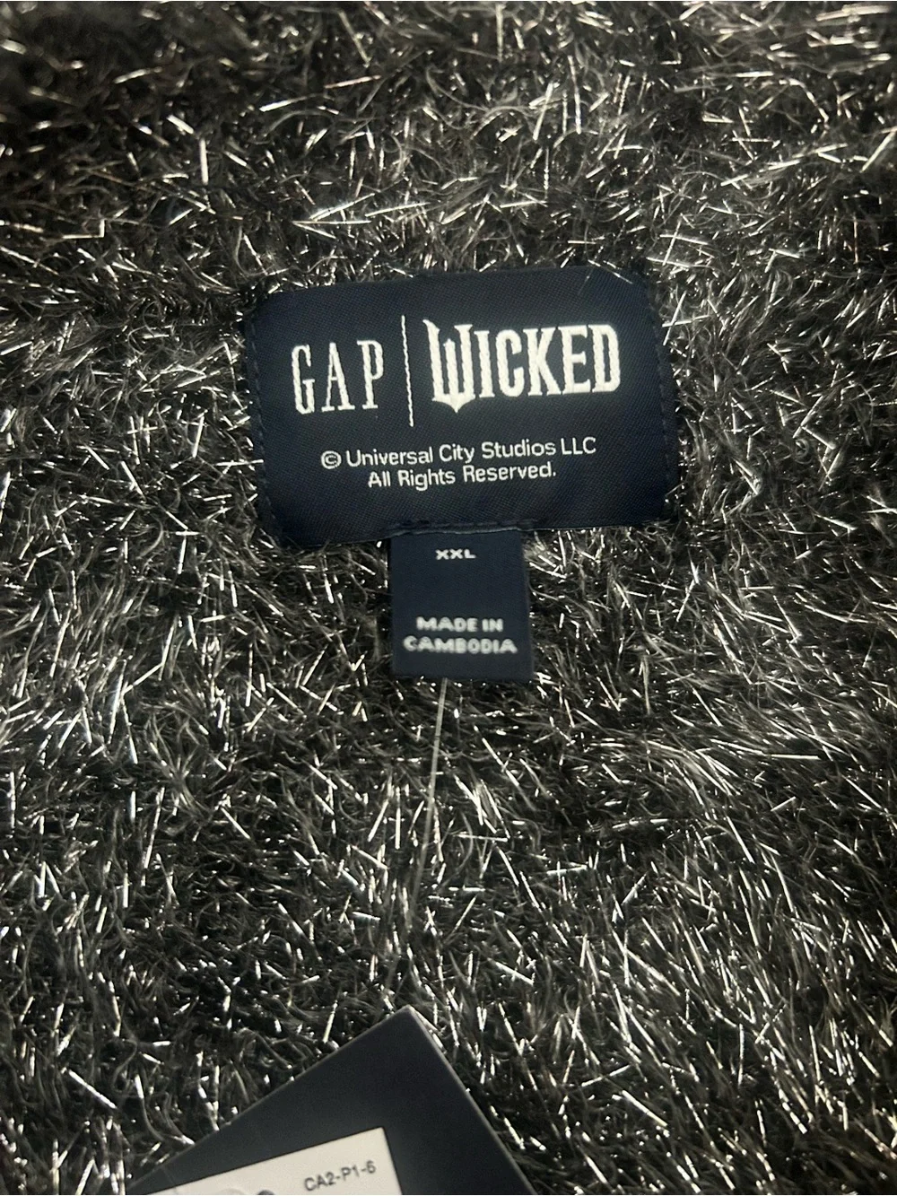 GAP Wicked Silver Tinsel Circle Skirt Size XXL (14-16) NWT